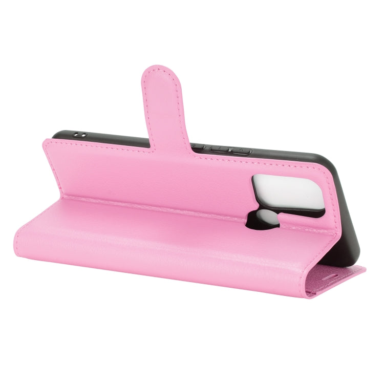 For OPPO Realme 7i / Realme C17 Litchi Texture Horizontal Flip Protective Case with Holder & Card Slots & Wallet