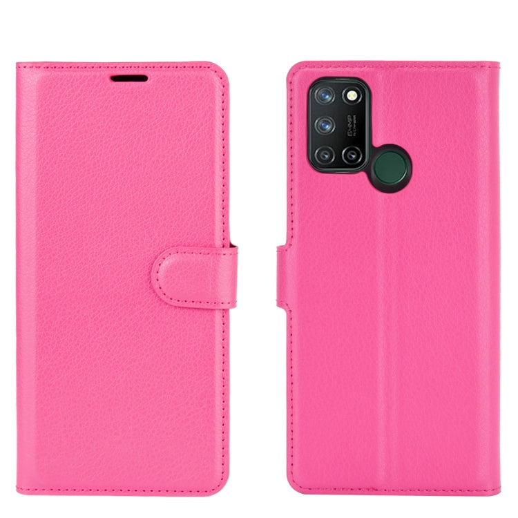 For OPPO Realme 7i / Realme C17 Litchi Texture Horizontal Flip Protective Case with Holder & Card Slots & Wallet
