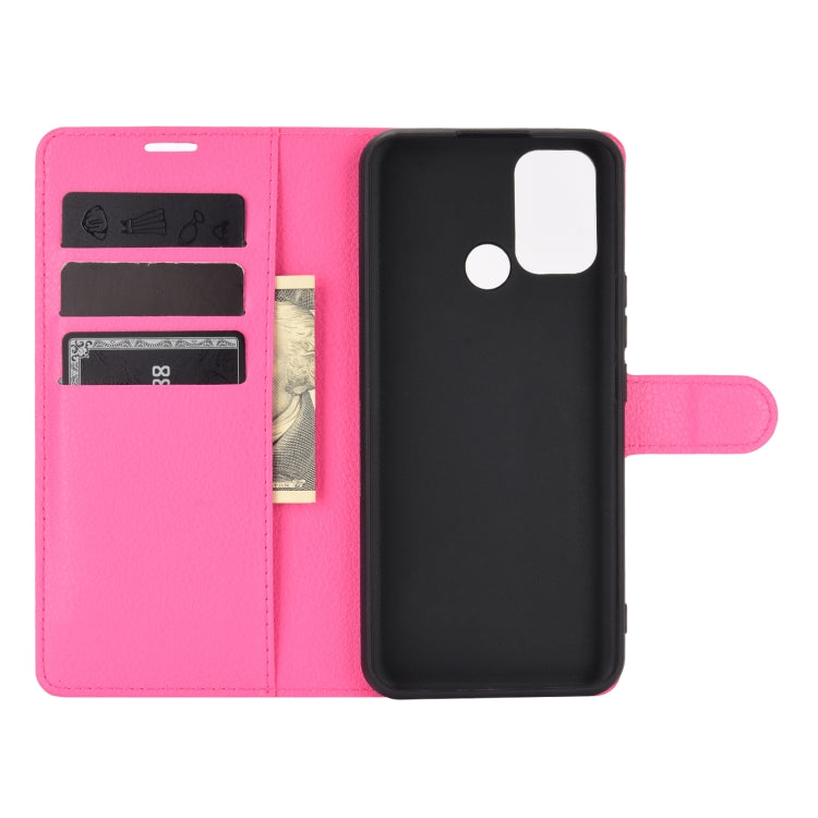 For OPPO Realme 7i / Realme C17 Litchi Texture Horizontal Flip Protective Case with Holder & Card Slots & Wallet