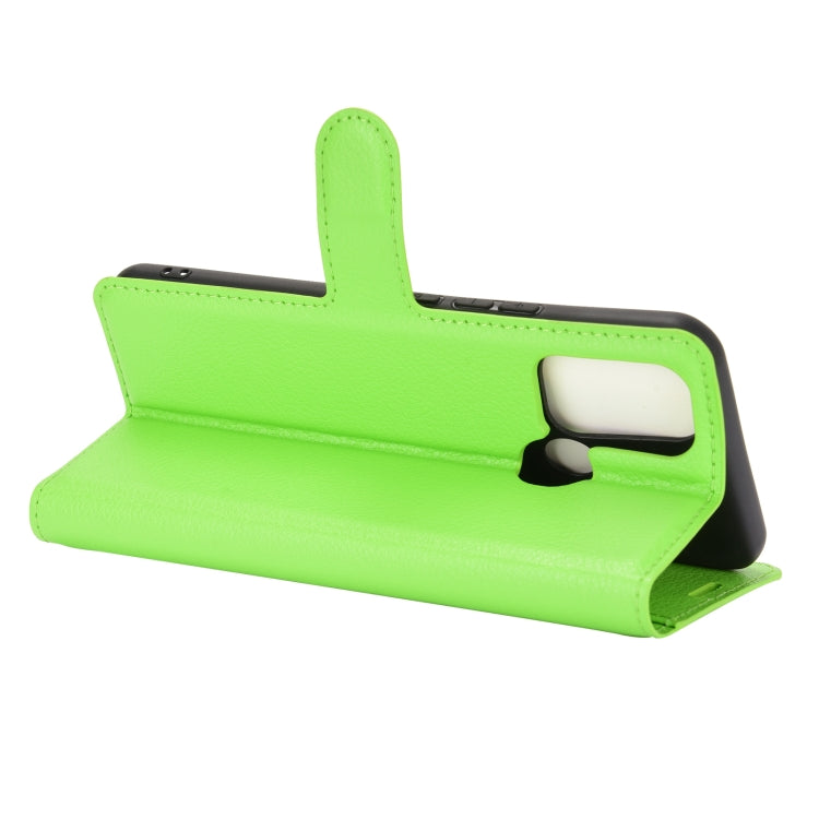 For OPPO Realme 7i / Realme C17 Litchi Texture Horizontal Flip Protective Case with Holder & Card Slots & Wallet