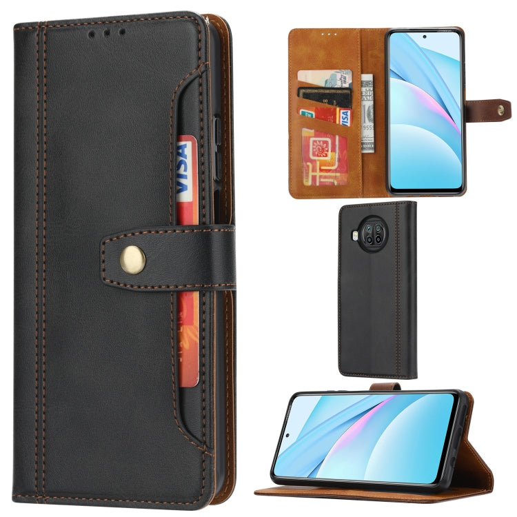 For Xiaomi Mi 10T Lite Calf Texture Double Fold Clasp Horizontal Flip Leather Case with Photo Frame & Holder & Card Slots & Wallet