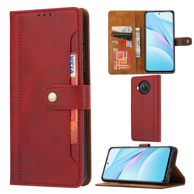 For Xiaomi Mi 10T Lite Calf Texture Double Fold Clasp Horizontal Flip Leather Case with Photo Frame & Holder & Card Slots & Wallet