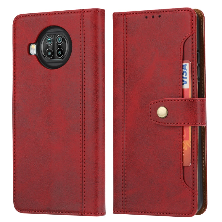 For Xiaomi Mi 10T Lite Calf Texture Double Fold Clasp Horizontal Flip Leather Case with Photo Frame & Holder & Card Slots & Wallet