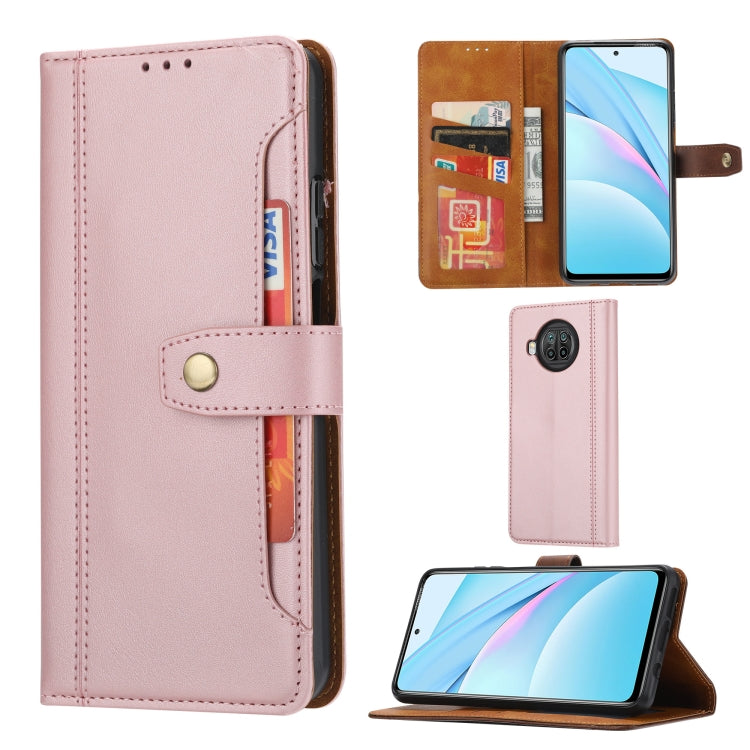 For Xiaomi Mi 10T Lite Calf Texture Double Fold Clasp Horizontal Flip Leather Case with Photo Frame & Holder & Card Slots & Wallet