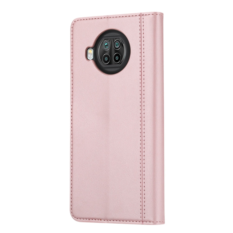 For Xiaomi Mi 10T Lite Calf Texture Double Fold Clasp Horizontal Flip Leather Case with Photo Frame & Holder & Card Slots & Wallet