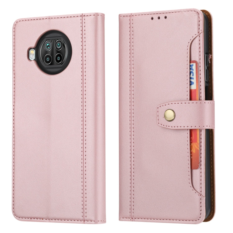 For Xiaomi Mi 10T Lite Calf Texture Double Fold Clasp Horizontal Flip Leather Case with Photo Frame & Holder & Card Slots & Wallet