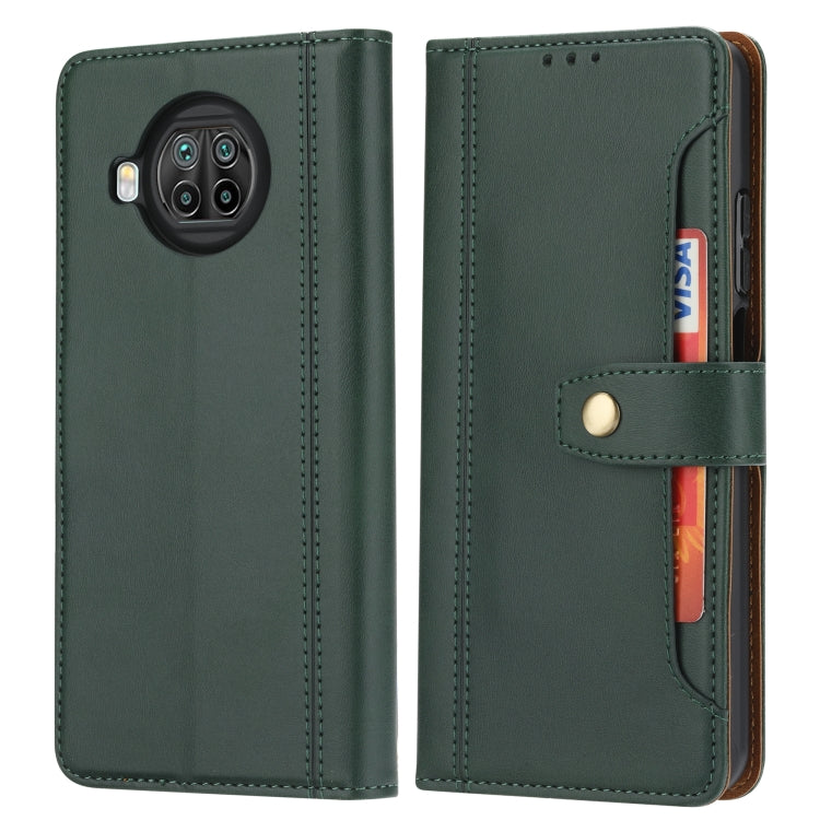 For Xiaomi Mi 10T Lite Calf Texture Double Fold Clasp Horizontal Flip Leather Case with Photo Frame & Holder & Card Slots & Wallet