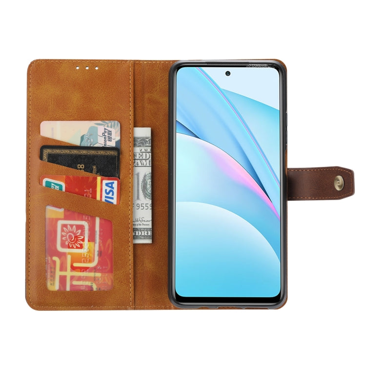 For Xiaomi Mi 10T Lite Calf Texture Double Fold Clasp Horizontal Flip Leather Case with Photo Frame & Holder & Card Slots & Wallet