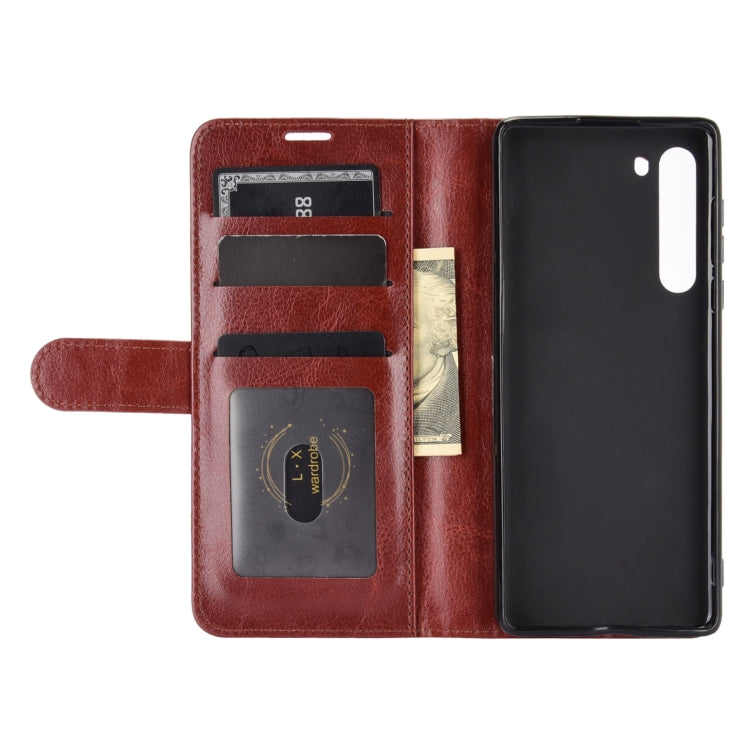 For Motorola Edge R64 Texture Single Horizontal Flip Protective Case with Holder & Card Slots & Wallet& Photo Frame