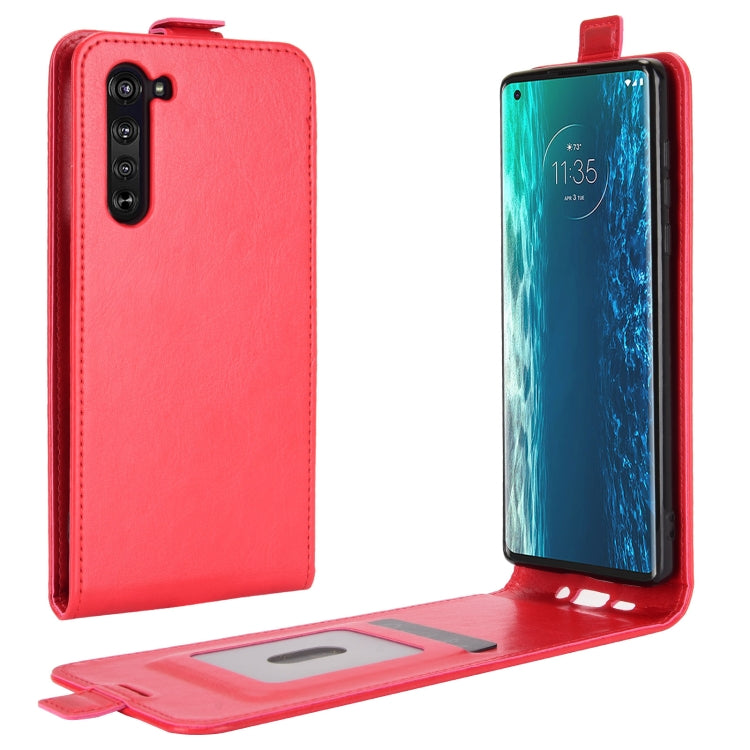 For Motorola Edge R64 Texture Single Vertical Flip Leather Protective Case with Card Slots & Photo Frame