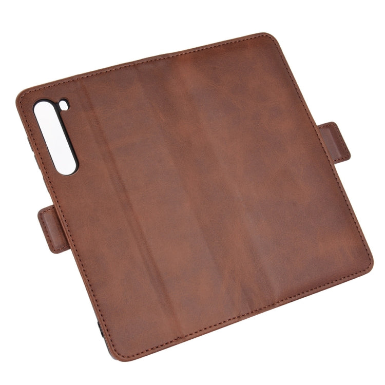 For Motorola Edge Dual-side Magnetic Buckle Horizontal Flip Leather Case with Holder & Card Slots & Wallet