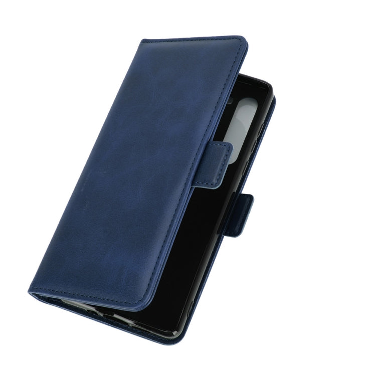 For Motorola Edge Dual-side Magnetic Buckle Horizontal Flip Leather Case with Holder & Card Slots & Wallet