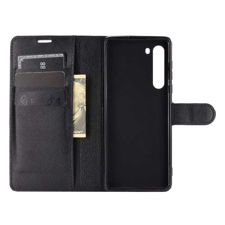 For Motorola Edge Litchi Texture Horizontal Flip Protective Case with Holder & Card Slots & Wallet