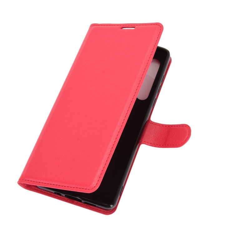 For Motorola Edge Litchi Texture Horizontal Flip Protective Case with Holder & Card Slots & Wallet