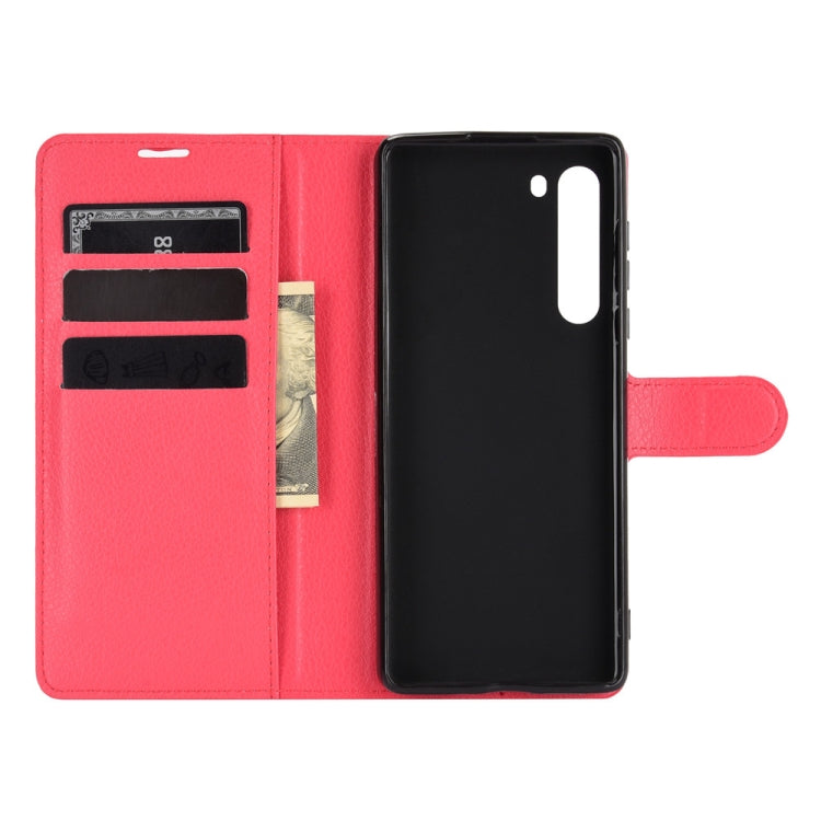 For Motorola Edge Litchi Texture Horizontal Flip Protective Case with Holder & Card Slots & Wallet