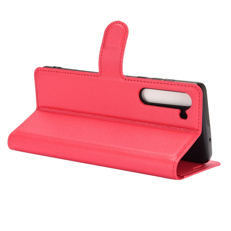 For Motorola Edge Litchi Texture Horizontal Flip Protective Case with Holder & Card Slots & Wallet