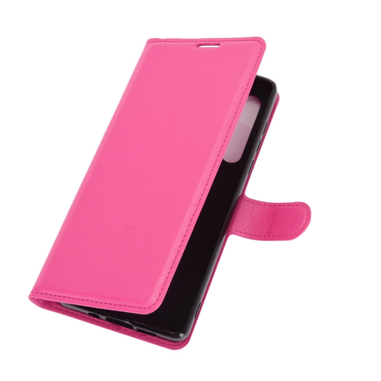 For Motorola Edge Litchi Texture Horizontal Flip Protective Case with Holder & Card Slots & Wallet