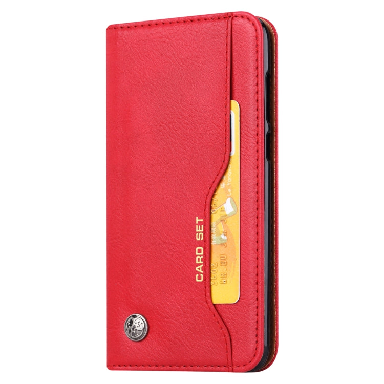 Knead Skin Texture Horizontal Flip Leather Case for Huawei P smart / Enjoy 7S, with Photo Frame & Holder & Card Slots & Wallet