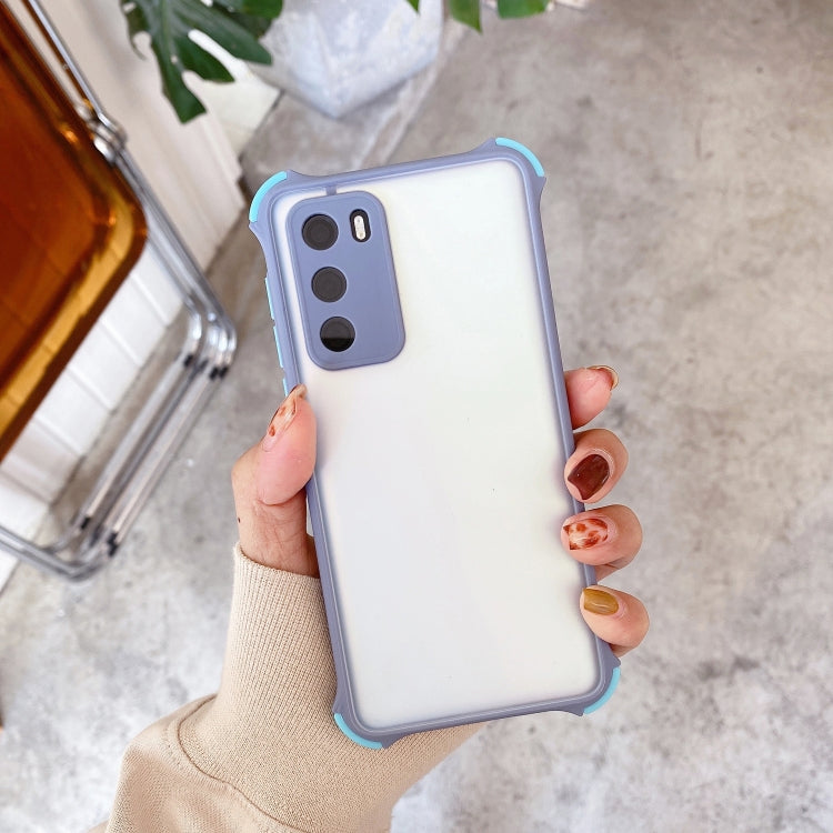 For Huawei P40 TPU + PC Four-Corner Shockproof Skin-feel Case