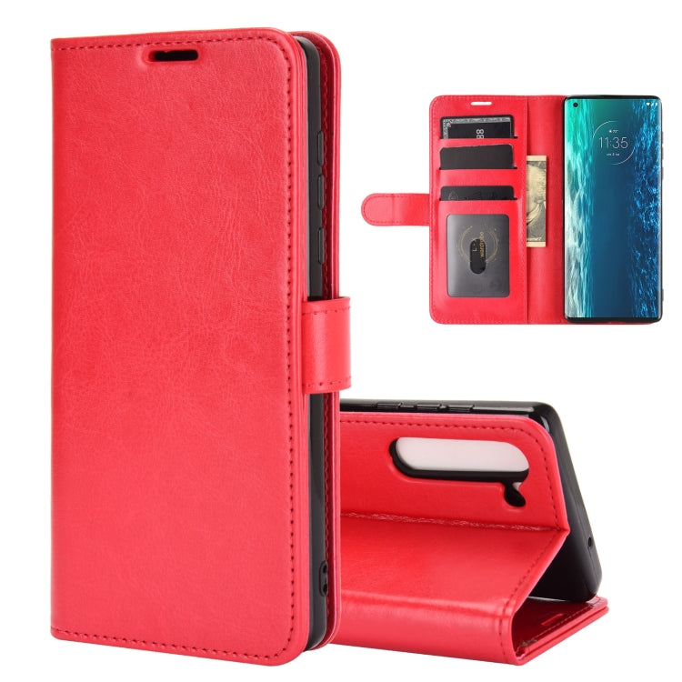 For Motorola Moto Edge R64 Texture Single Horizontal Flip Protective Case with Holder & Card Slots & Wallet& Photo Frame