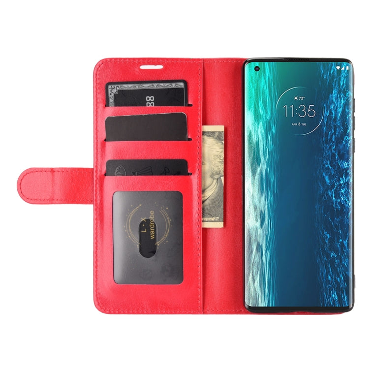 For Motorola Moto Edge R64 Texture Single Horizontal Flip Protective Case with Holder & Card Slots & Wallet& Photo Frame