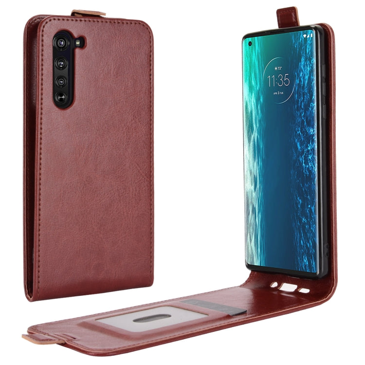For Motorola Moto Edge R64 Texture Single Vertical Flip Leather Protective Case with Card Slots & Photo Frame