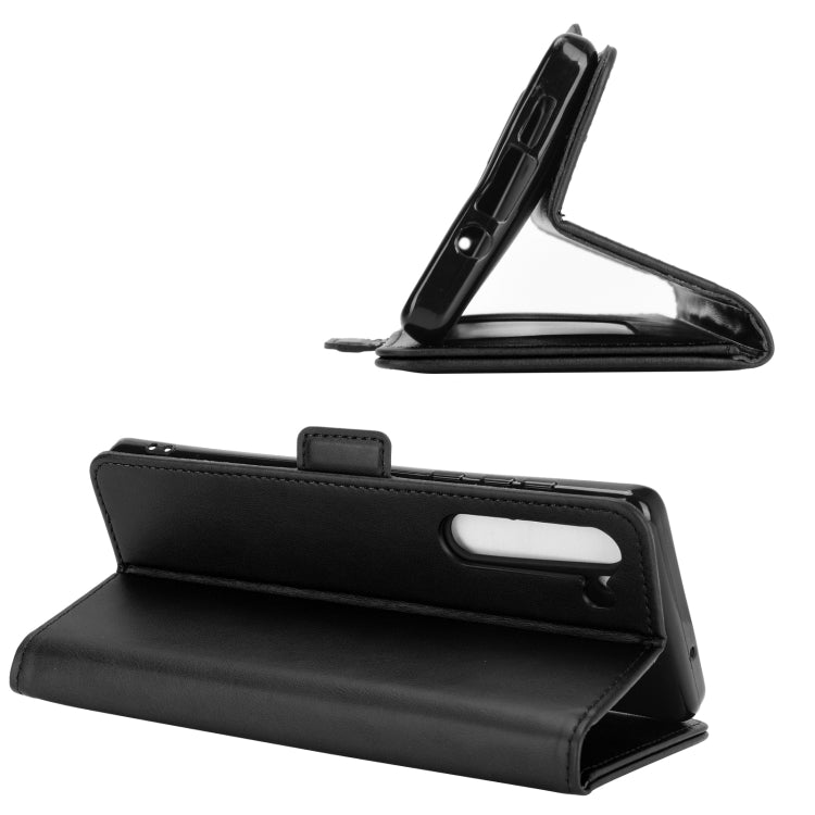 For Motorola Moto Edge Dual-side Magnetic Buckle Horizontal Flip Leather Case with Holder & Card Slots & Wallet