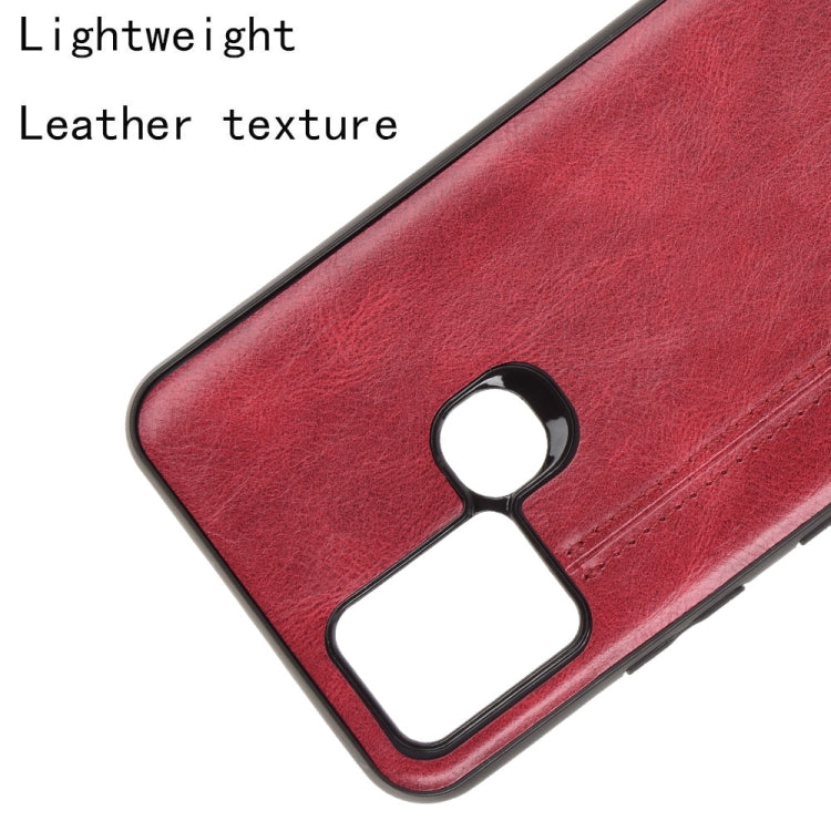 For Infinix Hot 10 Shockproof Sewing Cow Pattern Skin PC + PU + TPU Case