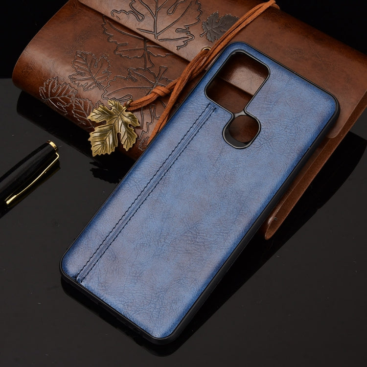 For Infinix Hot 10 Shockproof Sewing Cow Pattern Skin PC + PU + TPU Case