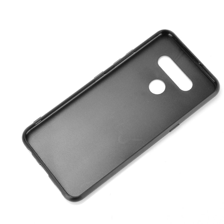 For LG K51 Shockproof Sewing Cow Pattern Skin PC + PU + TPU Case