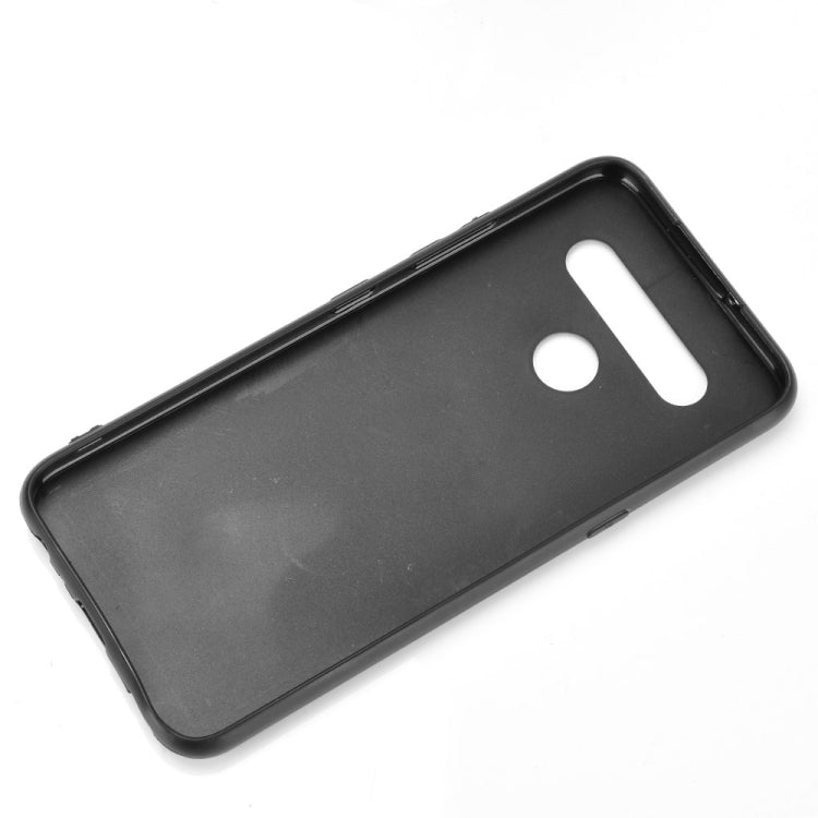 For LG K41S/ K51S Shockproof Sewing Cow Pattern Skin PC + PU + TPU Case