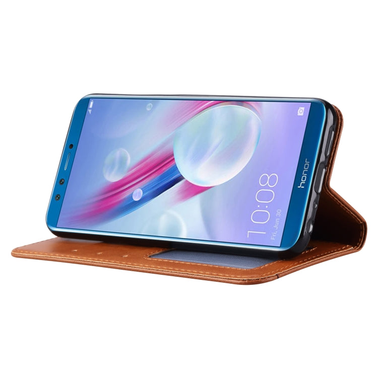 Knead Skin Texture Horizontal Flip Leather Case for Huawei Honor 9 Lite / Honor 9i, with Photo Frame & Holder & Card Slots & Wallet