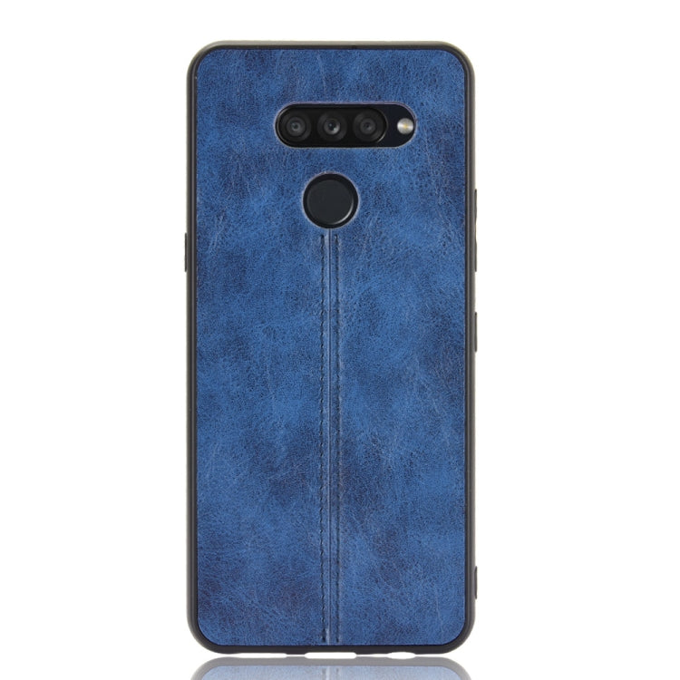 For LG K50S Shockproof Sewing Cow Pattern Skin PC + PU + TPU Case