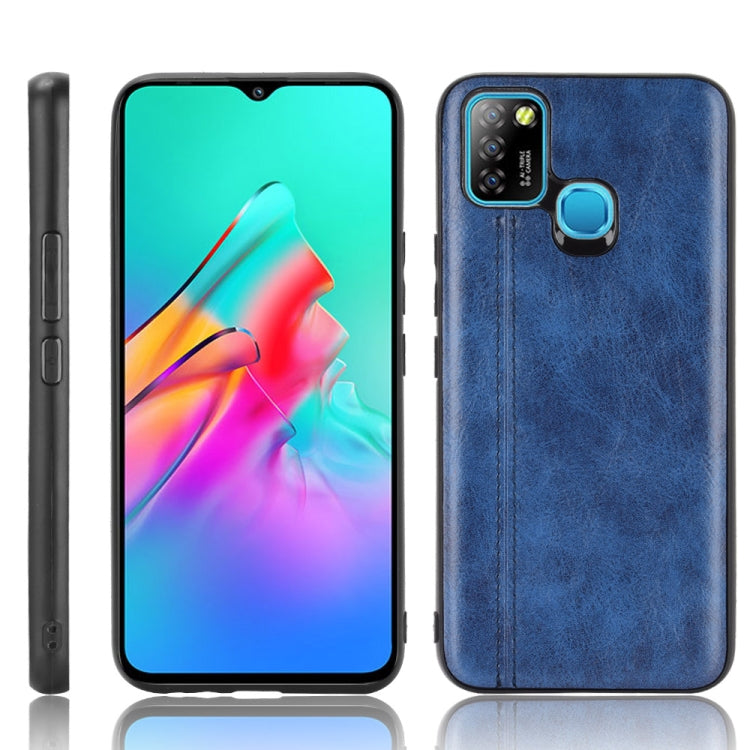 For Infinix Hot 10 Lite Shockproof Sewing Cow Pattern Skin PC + PU + TPU Case