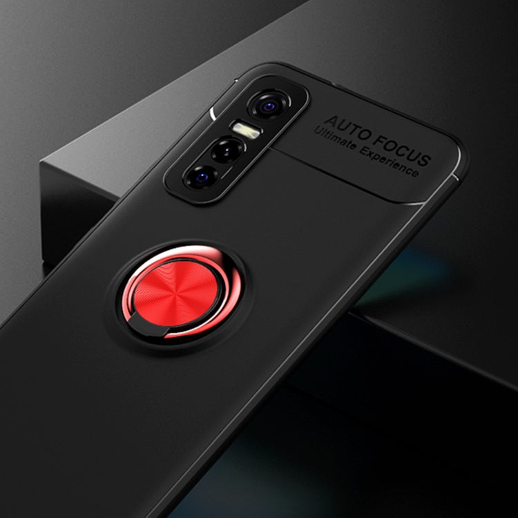 For vivo Y73s Metal Ring Holder 360 Degree Rotating TPU Case