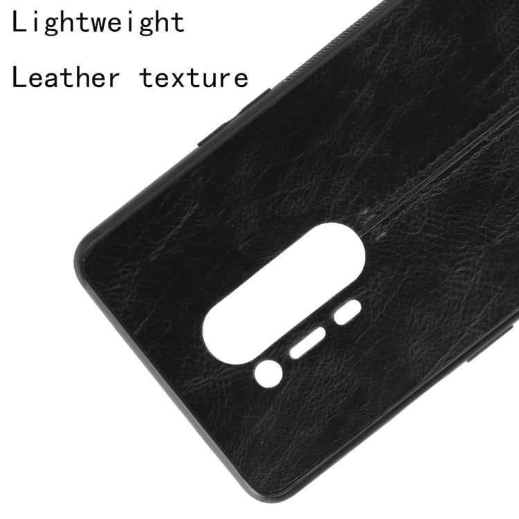 For OnePlus 8 Pro Shockproof Sewing Cow Pattern Skin PC + PU + TPU Case