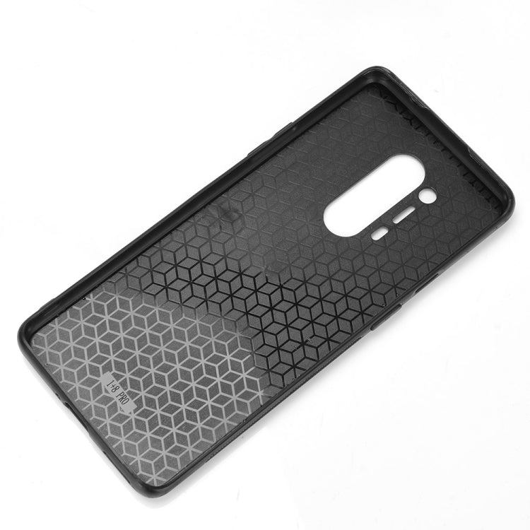 For OnePlus 8 Pro Shockproof Sewing Cow Pattern Skin PC + PU + TPU Case