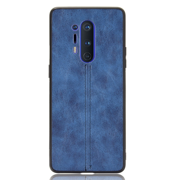 For OnePlus 8 Pro Shockproof Sewing Cow Pattern Skin PC + PU + TPU Case