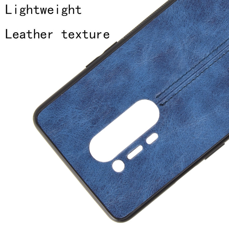 For OnePlus 8 Pro Shockproof Sewing Cow Pattern Skin PC + PU + TPU Case