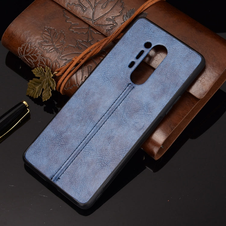 For OnePlus 8 Pro Shockproof Sewing Cow Pattern Skin PC + PU + TPU Case