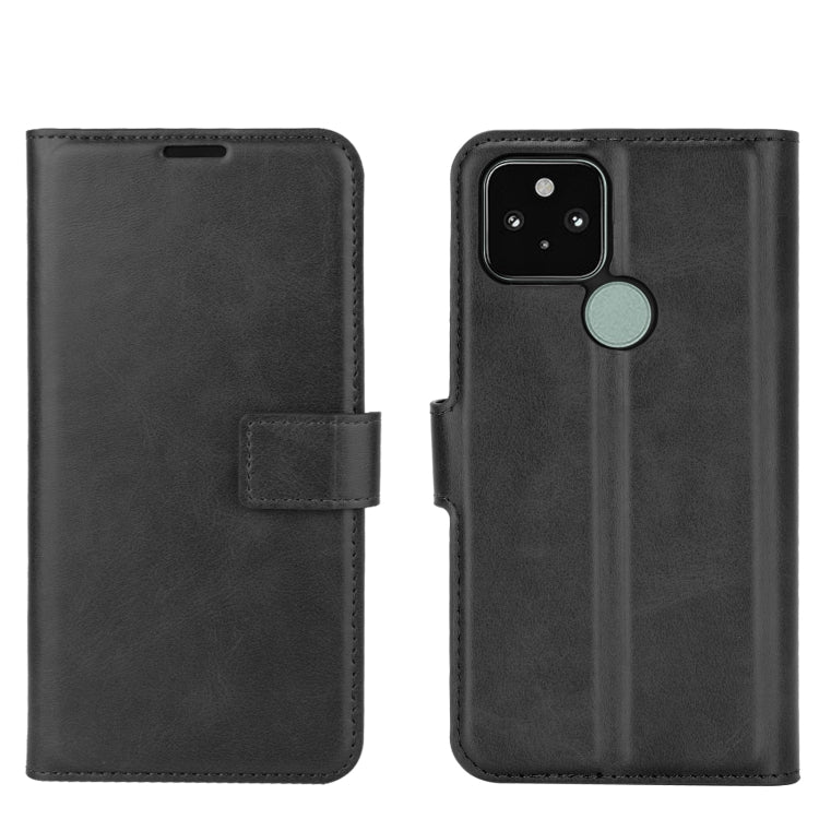 For Google Pixel 5 XL / 4a 5G Retro Calf Pattern Buckle Horizontal Flip Leather Case with Holder & Card Slots & Wallet