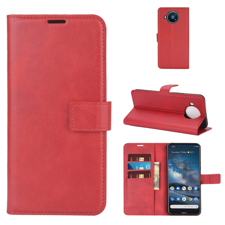 For Nokia 8.3 5G Retro Calf Pattern Buckle Horizontal Flip Leather Case with Holder & Card Slots & Wallet