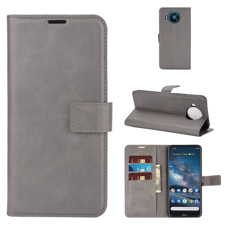 For Nokia 8.3 5G Retro Calf Pattern Buckle Horizontal Flip Leather Case with Holder & Card Slots & Wallet