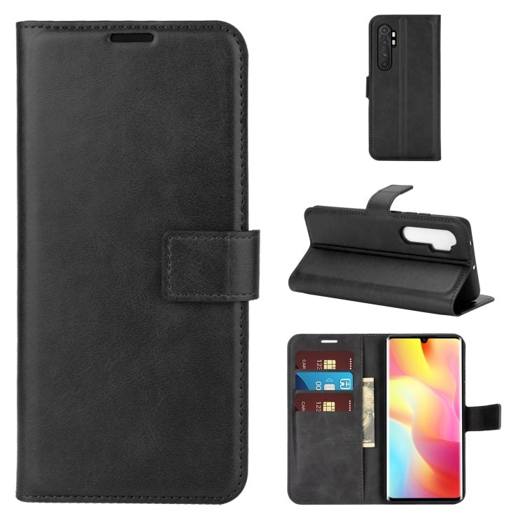 For Xiaomi Mi Note 10 Lite Retro Calf Pattern Buckle Horizontal Flip Leather Case with Holder & Card Slots & Wallet