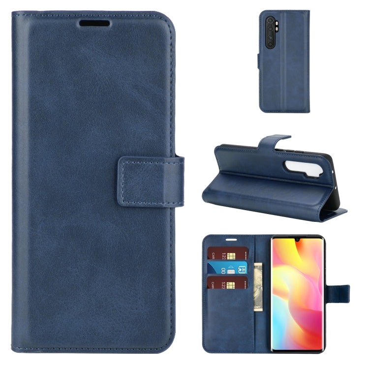 For Xiaomi Mi Note 10 Lite Retro Calf Pattern Buckle Horizontal Flip Leather Case with Holder & Card Slots & Wallet