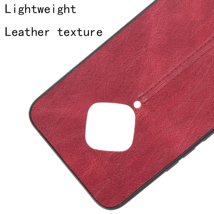 For vivo X50e Shockproof Sewing Cow Pattern Skin PC + PU + TPU Case