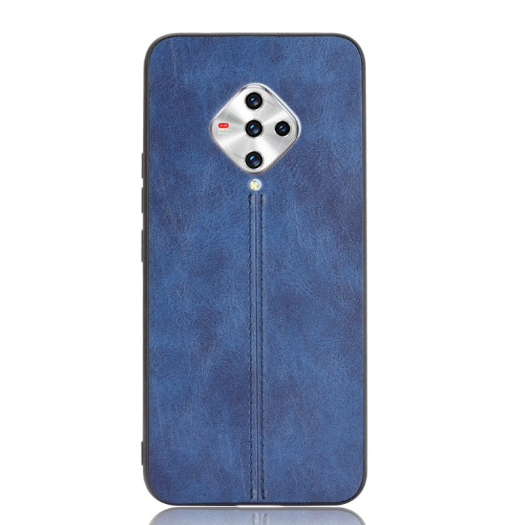 For vivo X50e Shockproof Sewing Cow Pattern Skin PC + PU + TPU Case