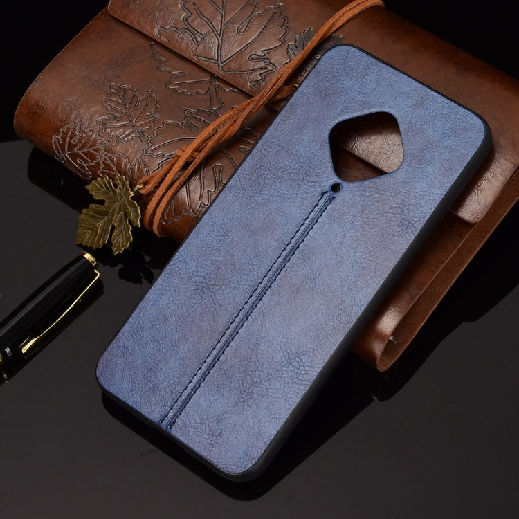 For vivo X50e Shockproof Sewing Cow Pattern Skin PC + PU + TPU Case