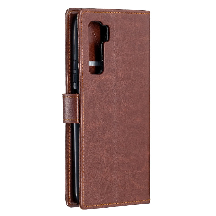 For Huawei P40 Lite 5G Crazy Horse Texture Horizontal Flip Leather Case with Holder & Card Slots & Wallet & Photo Frame