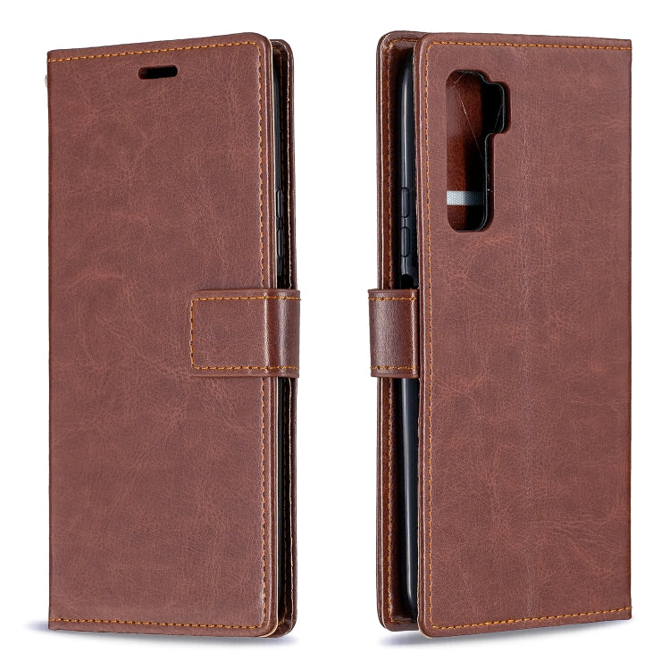 For Huawei P40 Lite 5G Crazy Horse Texture Horizontal Flip Leather Case with Holder & Card Slots & Wallet & Photo Frame